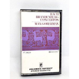Bach Brandenburg Concertos Max Goberman Dolby System Cassette Tape